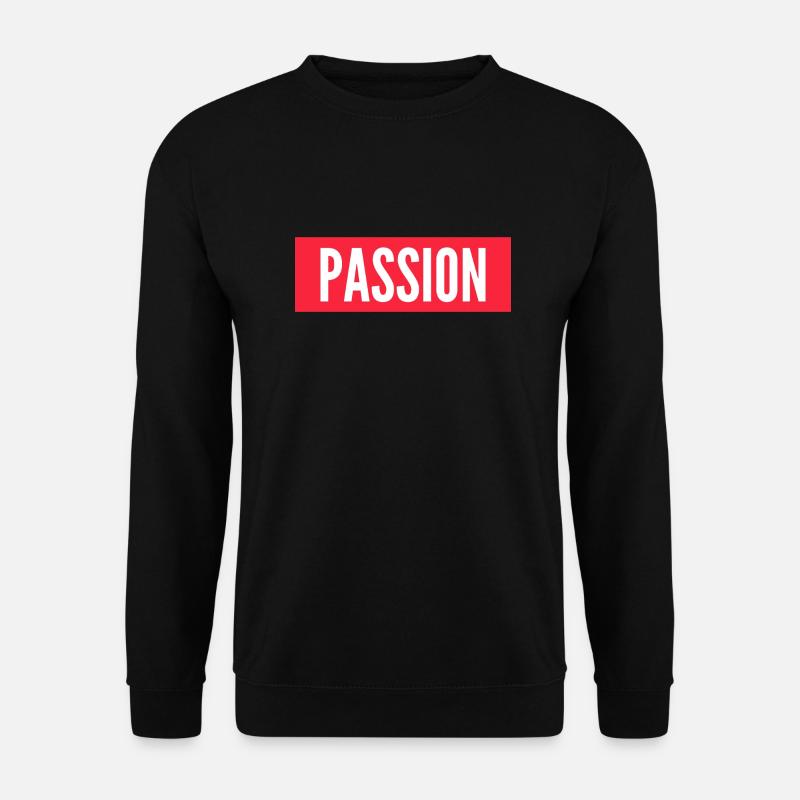 LEIDENSCHAFT - Unisex Pullover - Schwarz