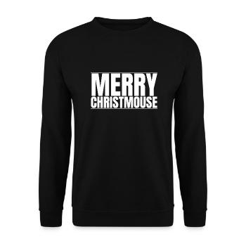 cool modest present everything is okay rat - Unisex Sweatshirt - black - Front - Alina (178cm) & Michal (187cm)