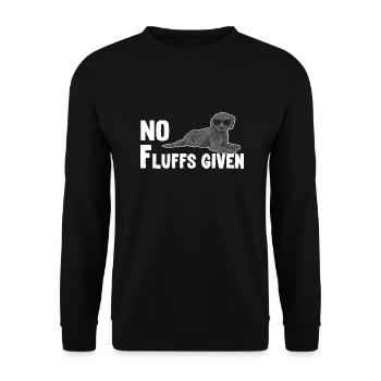 Labradoodle Dog - Unisex Sweatshirt - black - Front - Alina (178cm) & Michal (187cm)