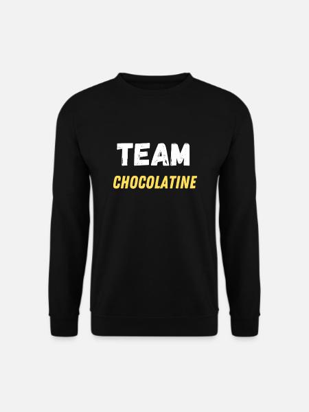 team chocolatine - Sweat-shirt Unisexe - noir
