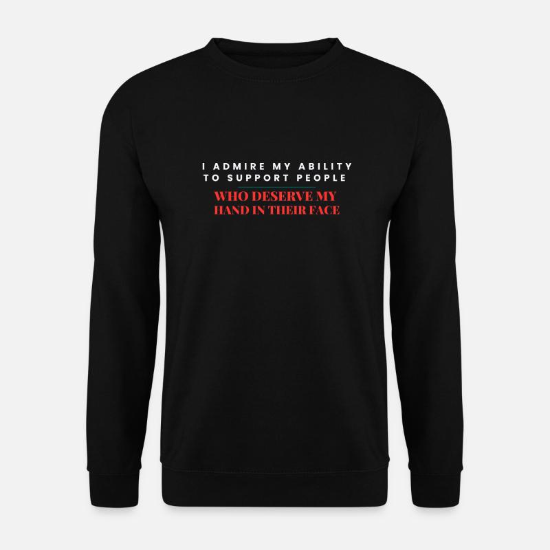 Meine Fähigkeiten - Unisex Pullover - Schwarz