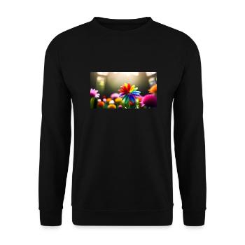 Hoffnung wächst - Unisex Pullover - Schwarz - Vorne - Alina (178cm) & Michal (187cm)
