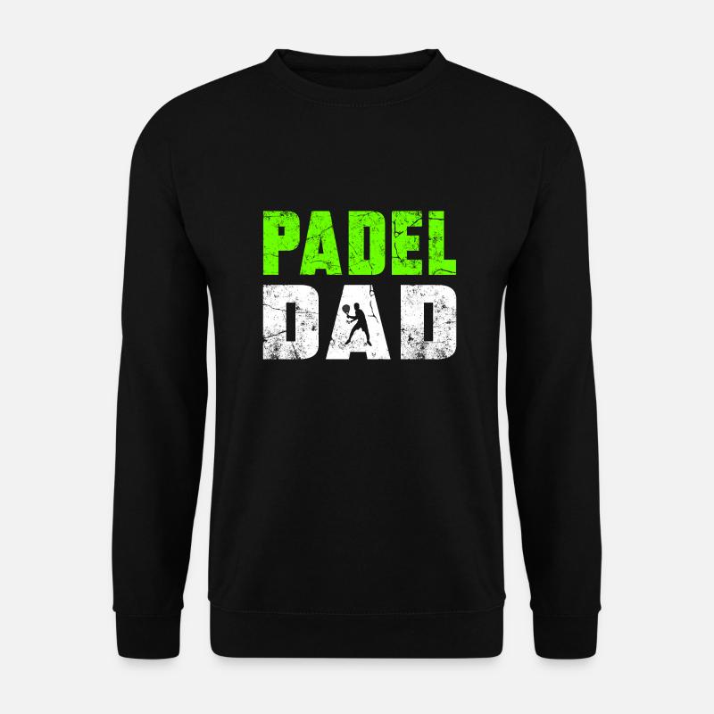 Padel-Vater - Unisex Pullover - Schwarz