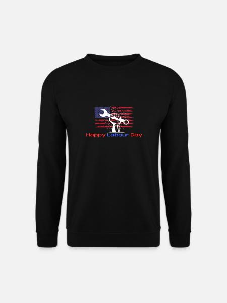 Happy Labour Day - Unisex Sweatshirt - black