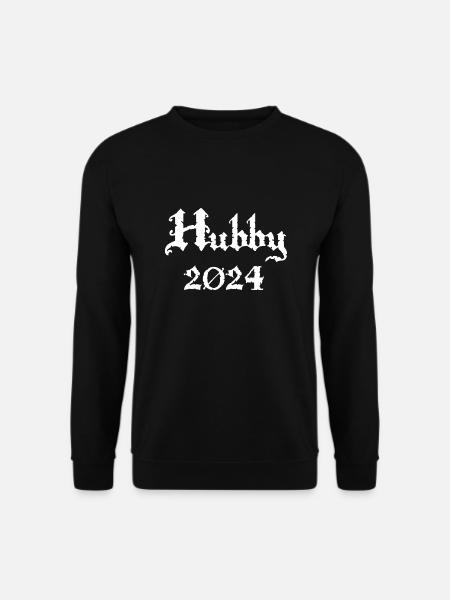 2024 Hubby werdender Ehemann Junggesellenabschied - Unisex Pullover - Schwarz