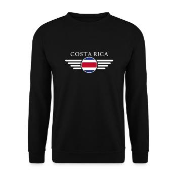 Costa Rica Style Design T-Shirt - Sweat-shirt Unisexe - noir - Devant - Alina (178cm) & Michal (187cm)