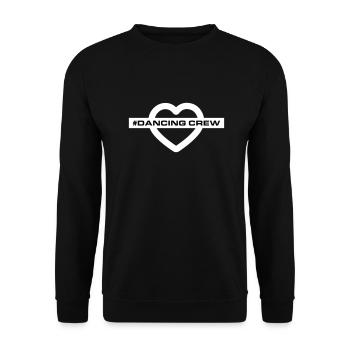 Cœur de l’équipe dansante - Sweat-shirt Unisexe - noir - Devant - Alina (178cm) & Michal (187cm)