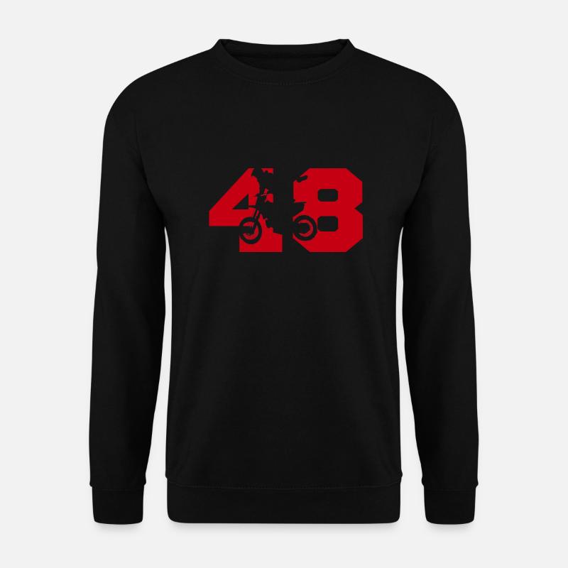 Moto 48 Biker - Unisex Pullover - Schwarz