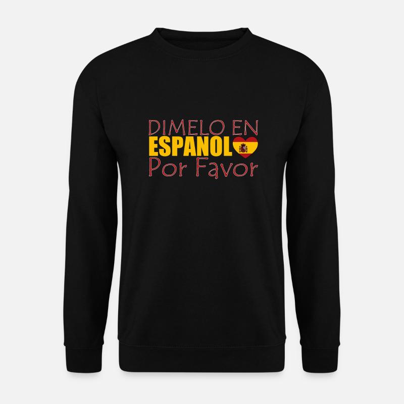 Spanish Spanish Teacher Language - Unisex Sweatshirt - black