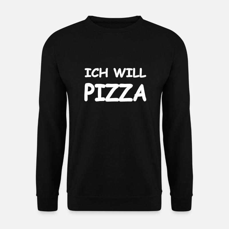 Pizza - Unisex Pullover - Schwarz