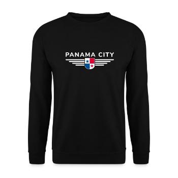 Conception de t-shirt Panama City - Sweat-shirt Unisexe - noir - Devant - Alina (178cm) & Michal (187cm)