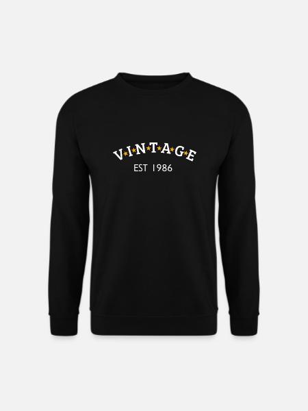Jahrgang ist 1986 - Unisex Pullover - Schwarz