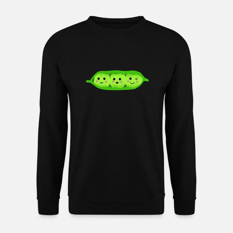 three_peas_in_a_pod - Unisex Sweatshirt - black