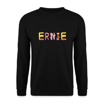 Ernie - Unisex Pullover - Schwarz - Vorne - Alina (178cm) & Michal (187cm)