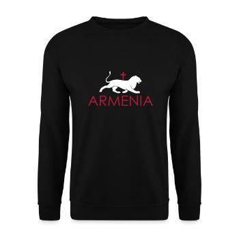 Armenia - Unisex Pullover - Schwarz - Vorne - Alina (178cm) & Michal (187cm)