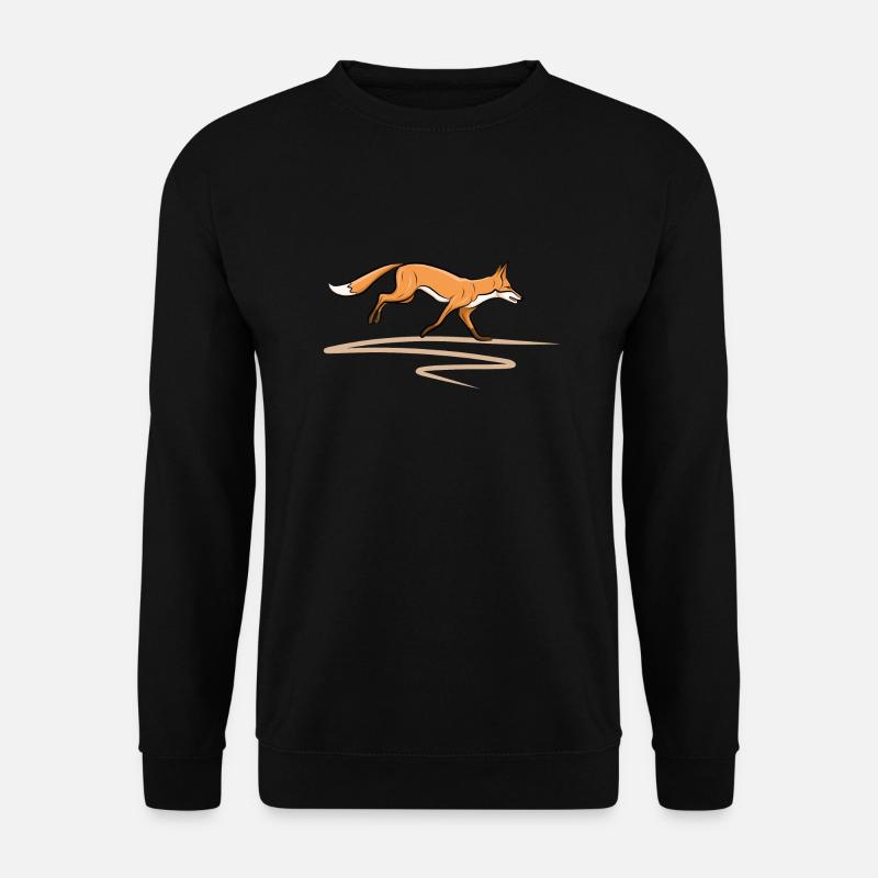 Fox - Unisex Sweatshirt - black