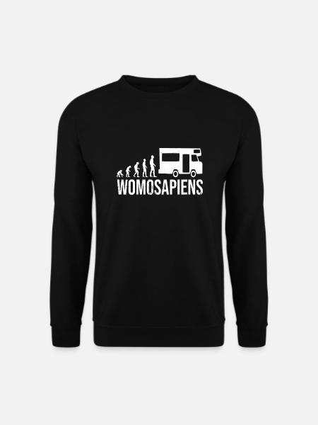 Womosapiens Wohnmobil Evolution - Unisex Pullover - Schwarz