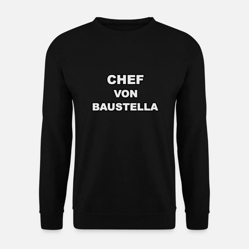 Chef von Baustella - Unisex Pullover - Schwarz