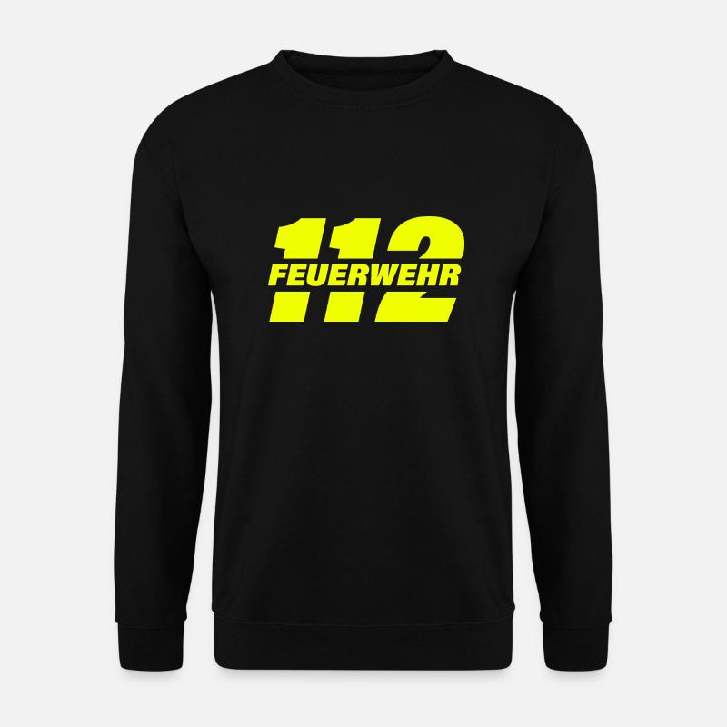 Feuerwehr 112 - Unisex Pullover - Schwarz