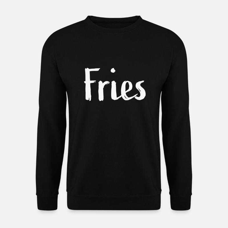 Fries - Unisex Pullover - Schwarz