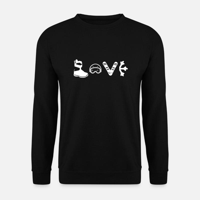 Snowboard Snowboarder - Unisex Pullover - Schwarz