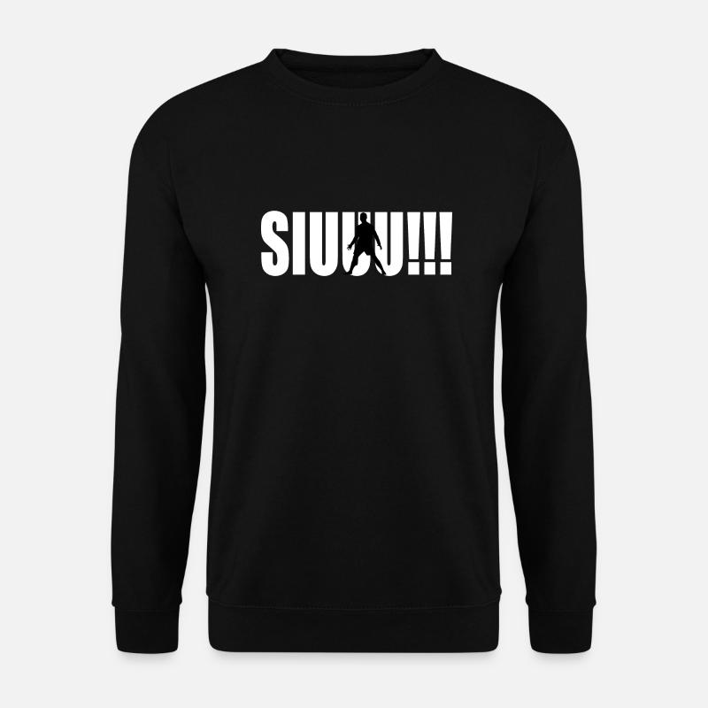Siuuu Fußball - Unisex Pullover - Schwarz
