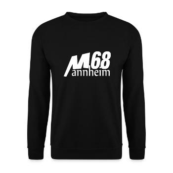 Mannheim Monnem - Unisex Pullover - Schwarz - Vorne - Alina (178cm) & Michal (187cm)