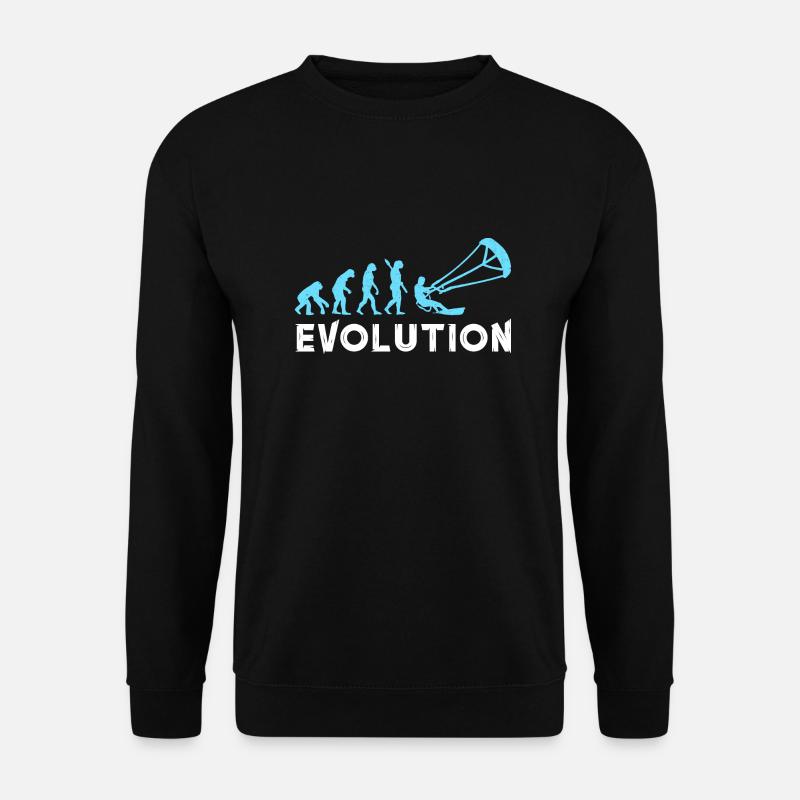 Evolution Kitesurf | Design pour Kitesurfer - Sweat-shirt Unisexe - noir