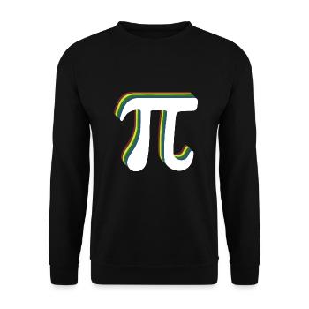 Math Pi symbole Pi - Sweat-shirt Unisexe - noir - Devant - Alina (178cm) & Michal (187cm)