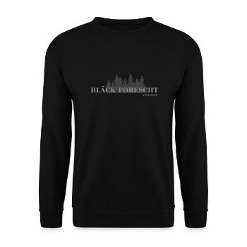 Bläck Forescht, Schwarzwald, Alemannisch, Fun - Unisex Pullover - Schwarz - Vorne - Alina (178cm) & Michal (187cm)