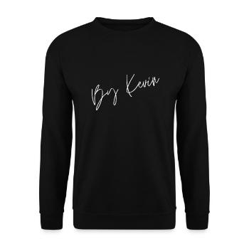 By Kevin White - Unisex Sweatshirt - black - Front - Alina (178cm) & Michal (187cm)