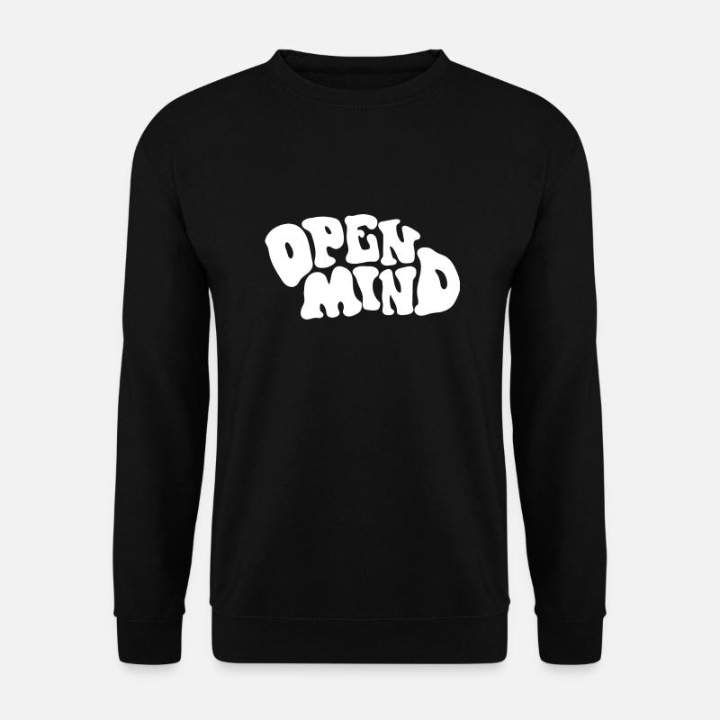 Open mind - Unisex Sweatshirt - black