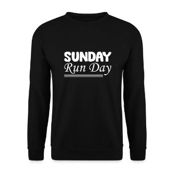 Biking Running Marathon Triathlon Bike - Unisex Sweatshirt - black - Front - Alina (178cm) & Michal (187cm)