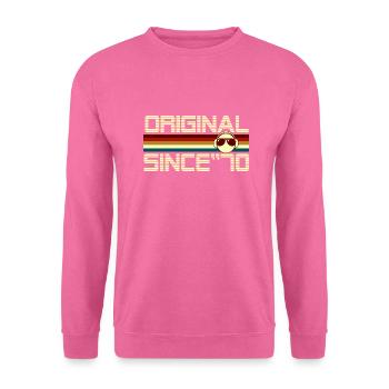 Seit 70 - Unisex Pullover - Pink - Vorne