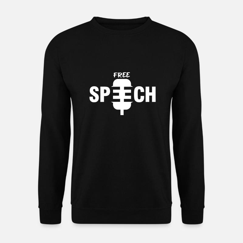 Free Speech - Unisex Sweatshirt - black