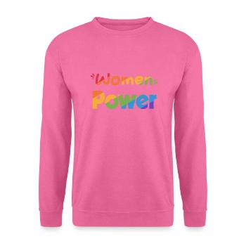 Women POWER EN mc - Unisex Sweatshirt - pink - Front
