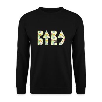 paradies wordonshirt - Unisex Pullover - Schwarz - Vorne - Alina (178cm) & Michal (187cm)