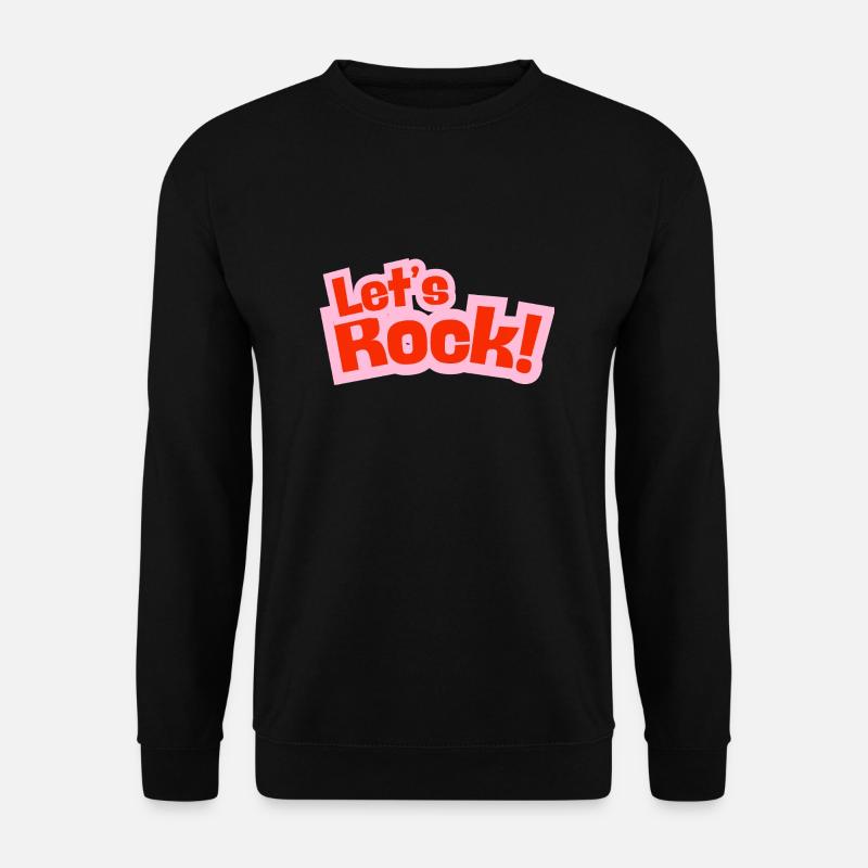 Let's Rock - Unisex Sweatshirt - black