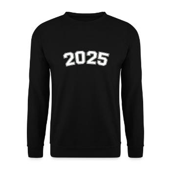 2025 - Unisex Pullover - Schwarz - Vorne - Alina (178cm) & Michal (187cm)