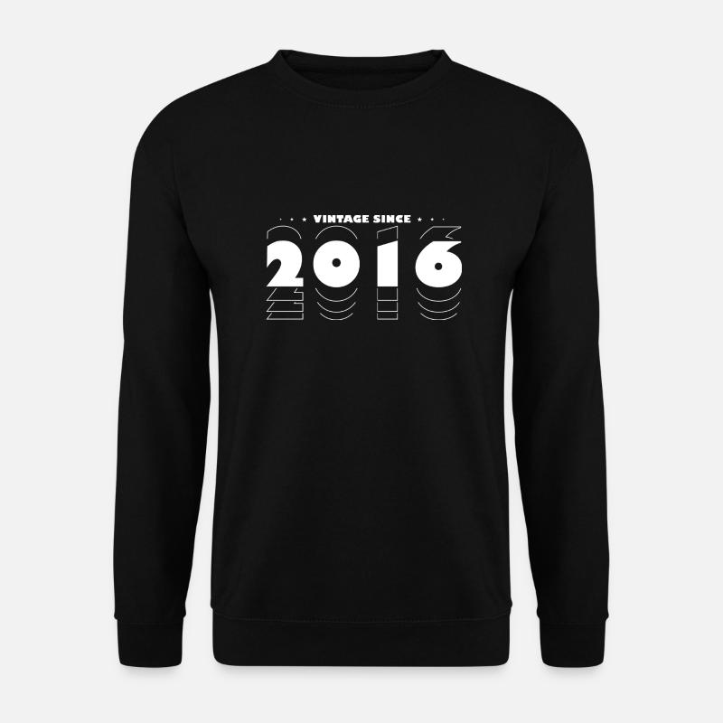 Millésime 2016 - 9 ans d’indémodabilité - Sweat-shirt Unisexe - noir