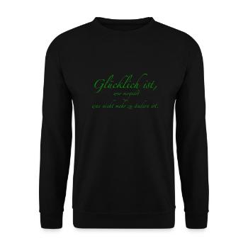content - Sweat-shirt Unisexe - noir - Devant - Alina (178cm) & Michal (187cm)