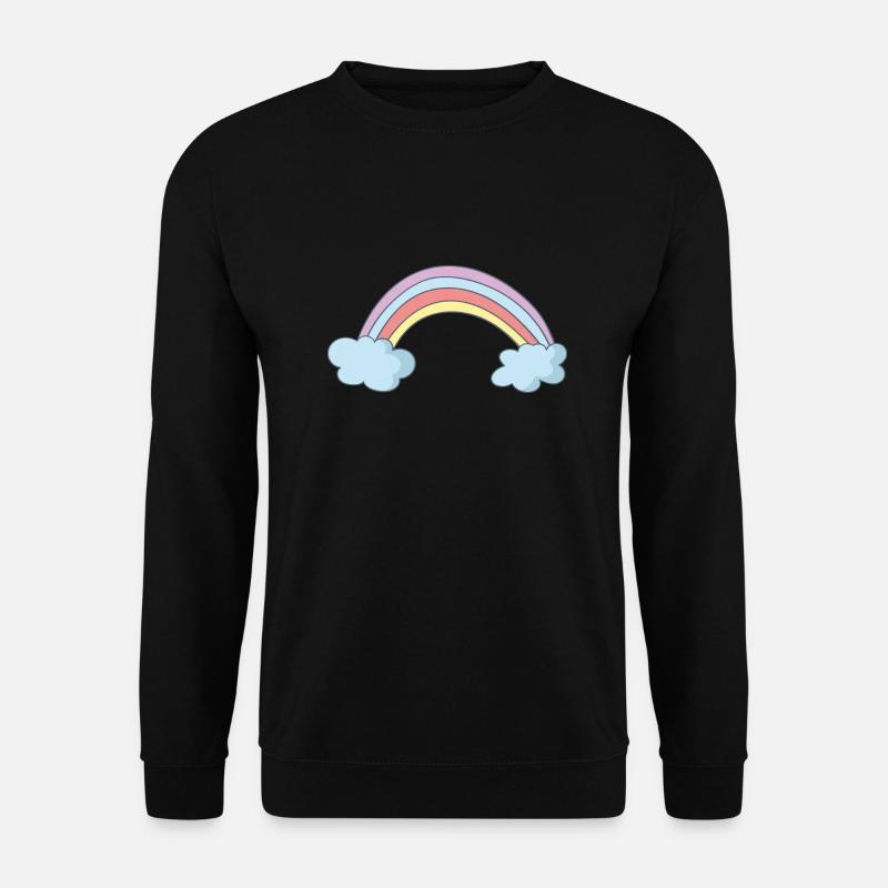 Regenbogen - Unisex Pullover - Schwarz