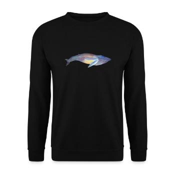 Baleine à bosse - baleine à bosse no 2 - Sweat-shirt Unisexe - noir - Devant - Alina (178cm) & Michal (187cm)