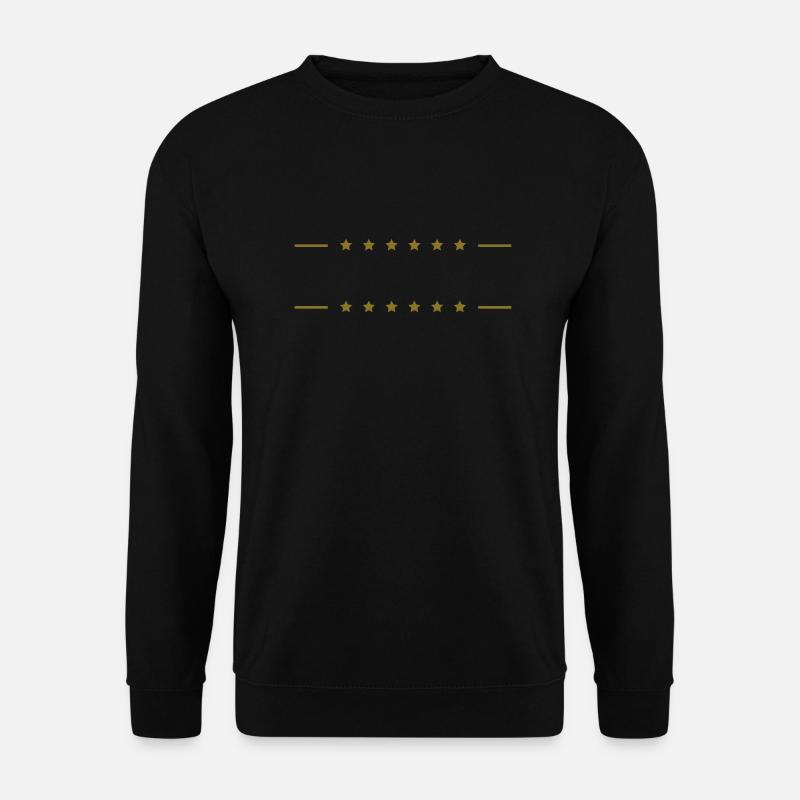 Stars Lines - Unisex Pullover - Schwarz