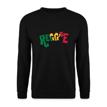 Reggae Musik - Unisex Pullover - Schwarz - Vorne - Alina (178cm) & Michal (187cm)