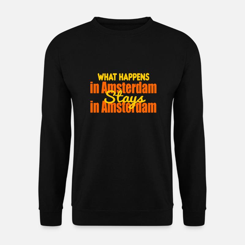 Amsterdam - Unisex Sweatshirt - black
