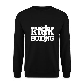 KICKBOXING - Unisex Pullover - Schwarz - Vorne - Alina (178cm) & Michal (187cm)