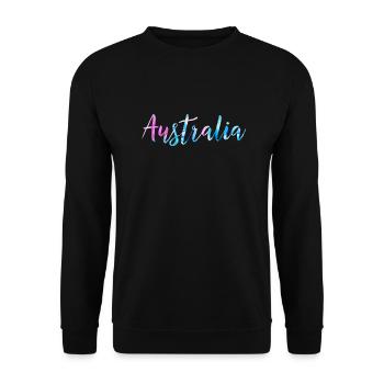 Pour tous ceux qui aiment l'Australie - Sweat-shirt Unisexe - noir - Devant - Alina (178cm) & Michal (187cm)