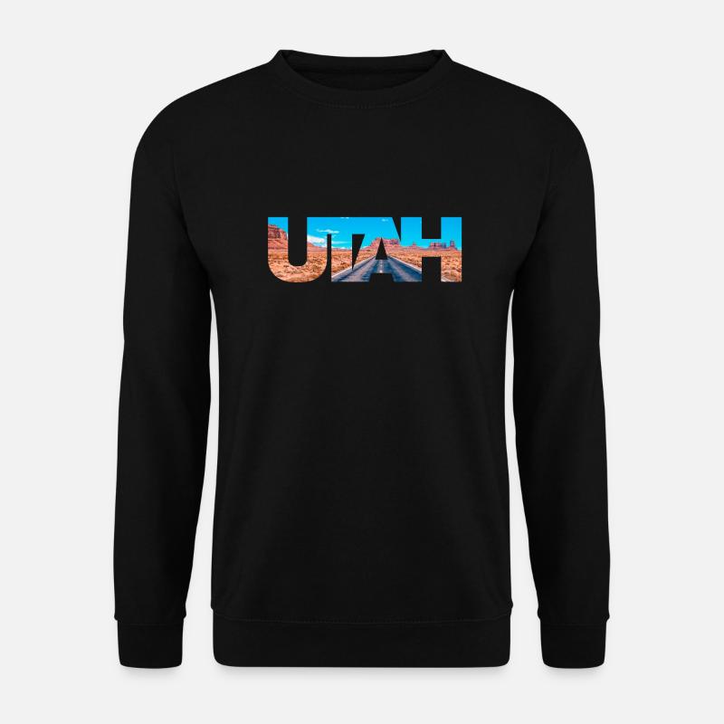 Utah - Unisex Pullover - Schwarz