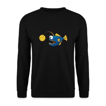 Anglerfish Water polo - Unisex Sweatshirt - black - Front - Alina (178cm) & Michal (187cm)